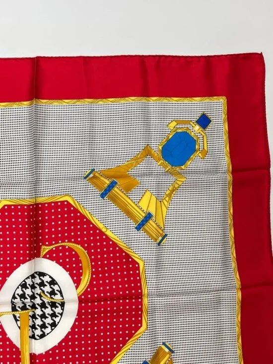 Dior Silk Scarf Multicolor Vintage - Picture 9 of 13